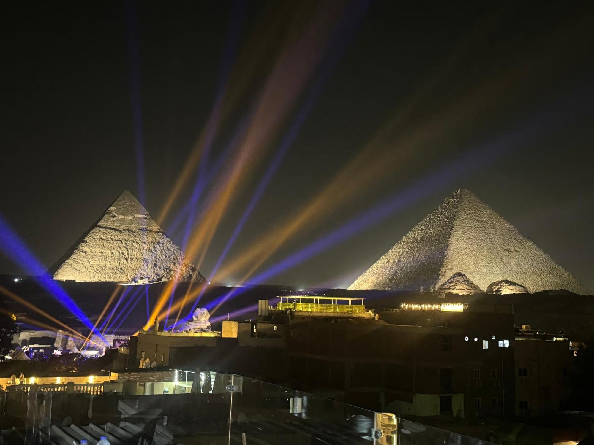 Pyramids And Sphinx Hotel Kafrat al Jabal Exterior foto