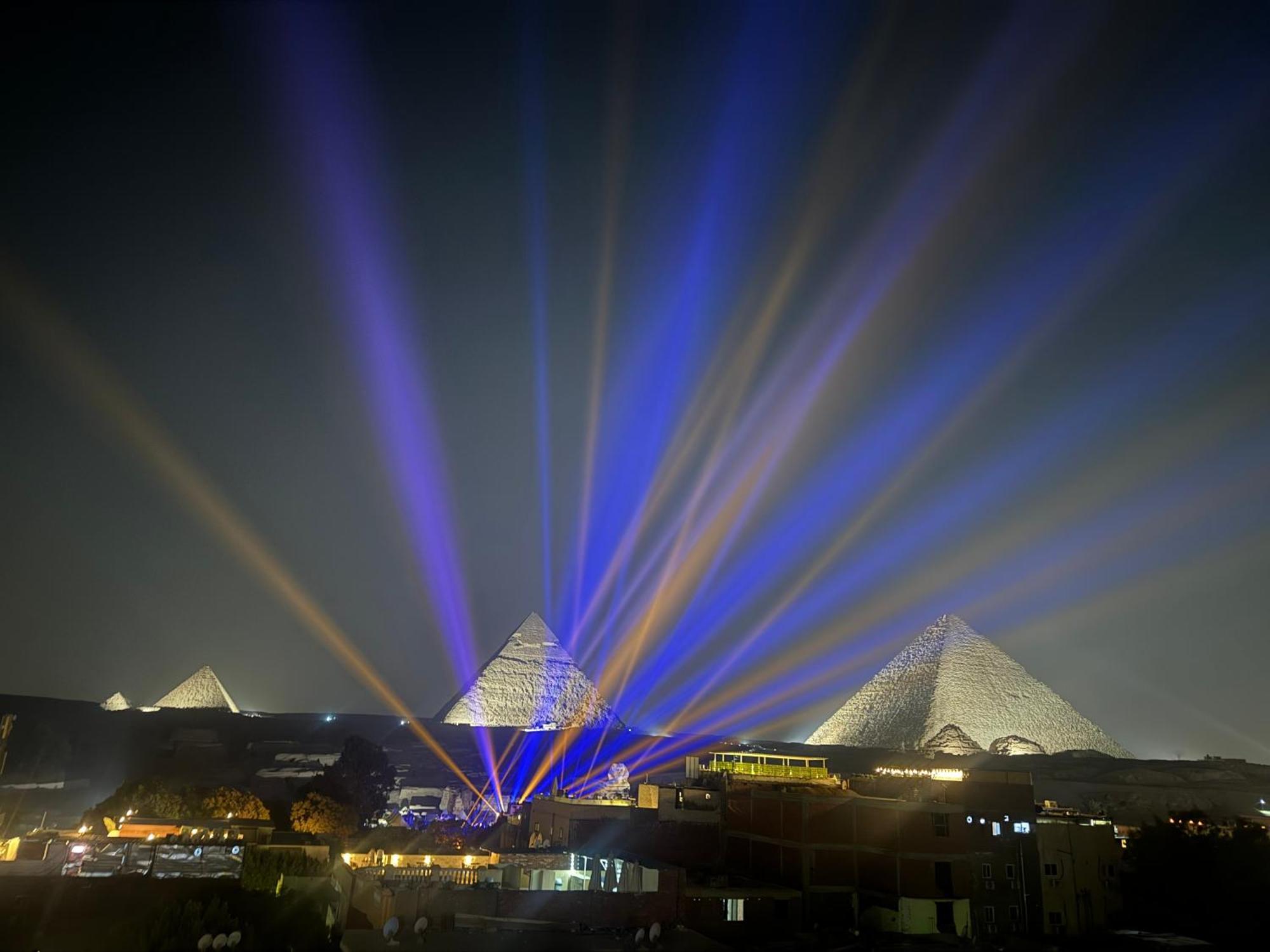 Pyramids And Sphinx Hotel Kafrat al Jabal Exterior foto