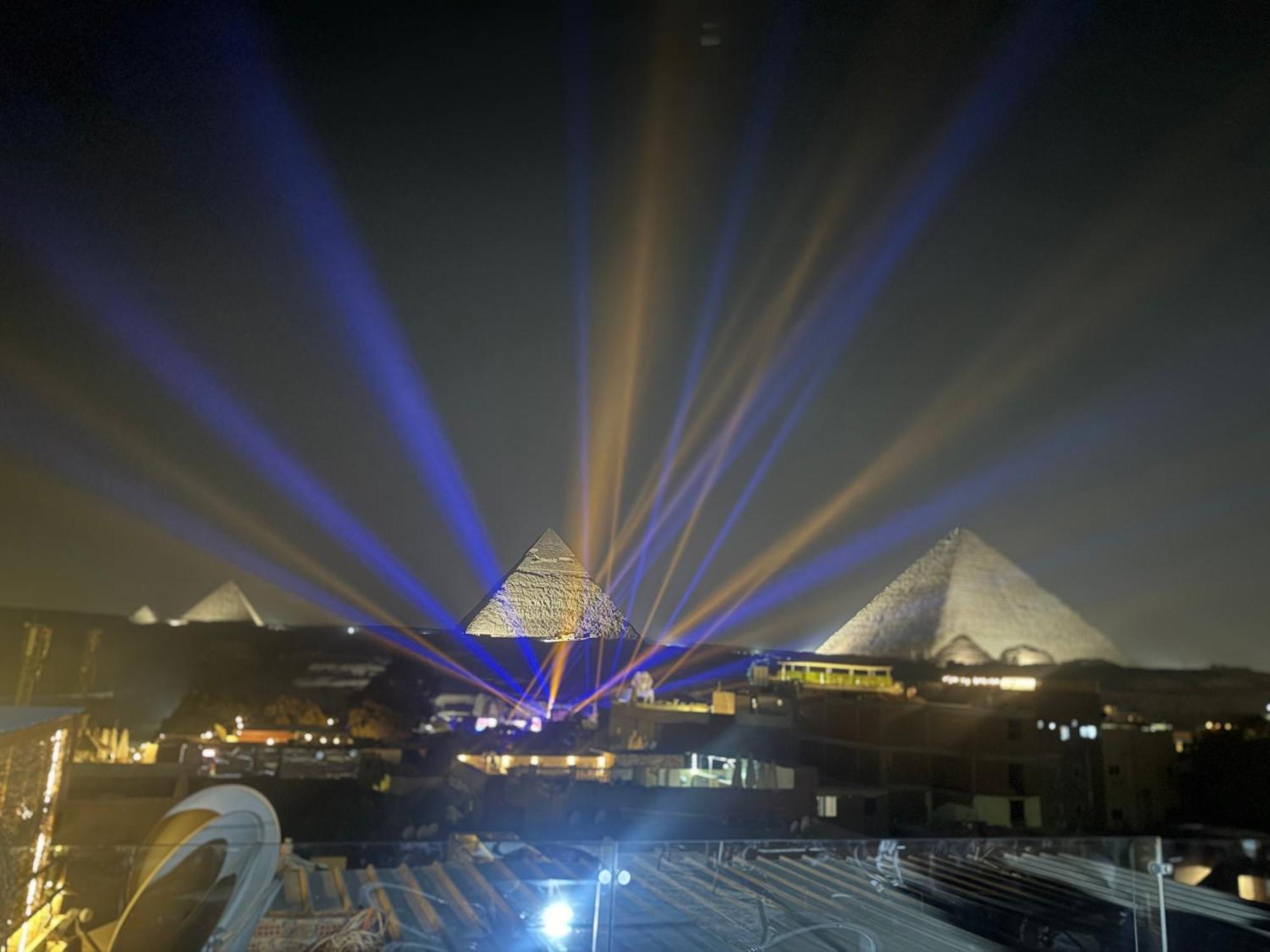 Pyramids And Sphinx Hotel Kafrat al Jabal Exterior foto