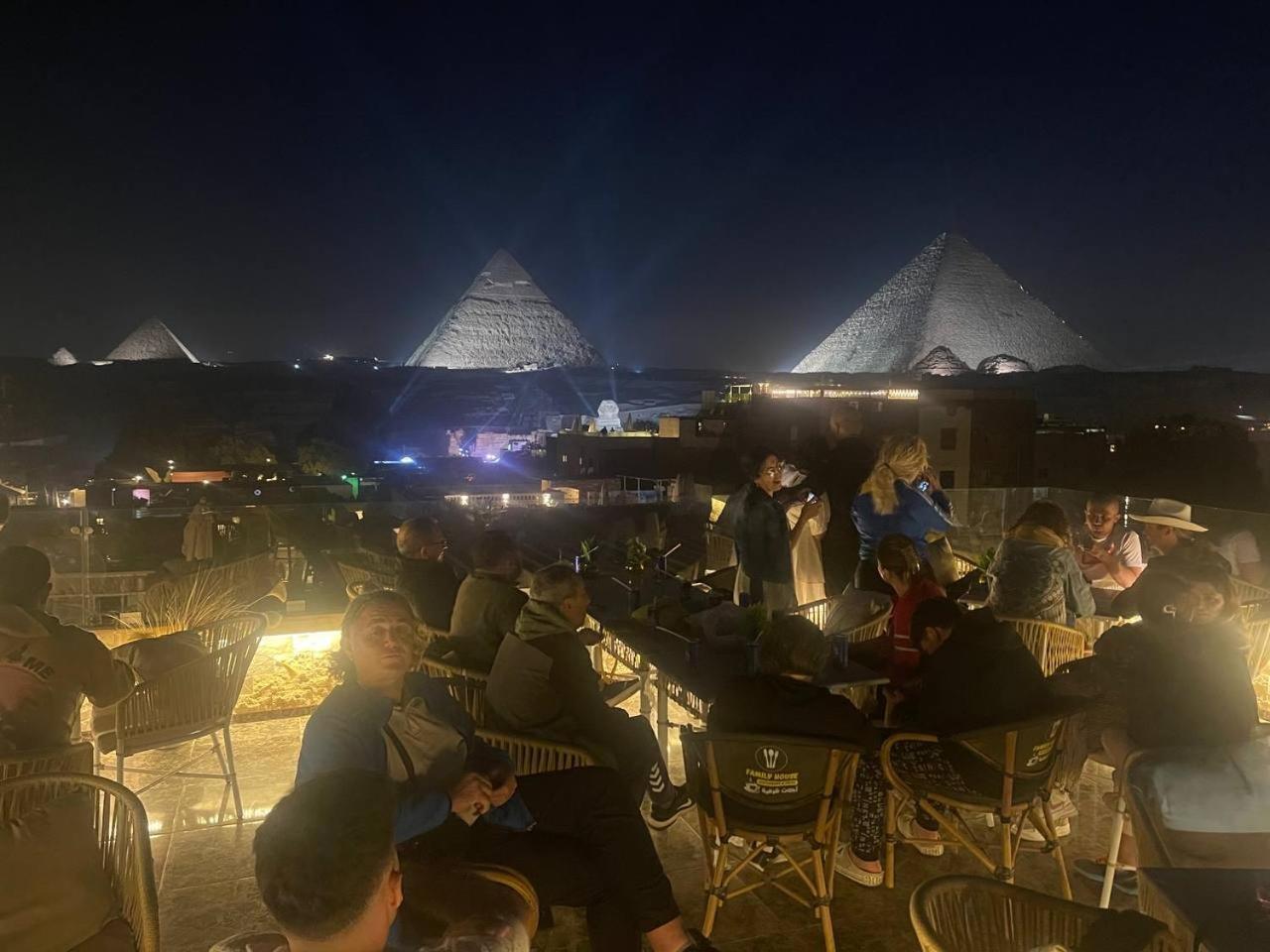 Pyramids And Sphinx Hotel Kafrat al Jabal Exterior foto